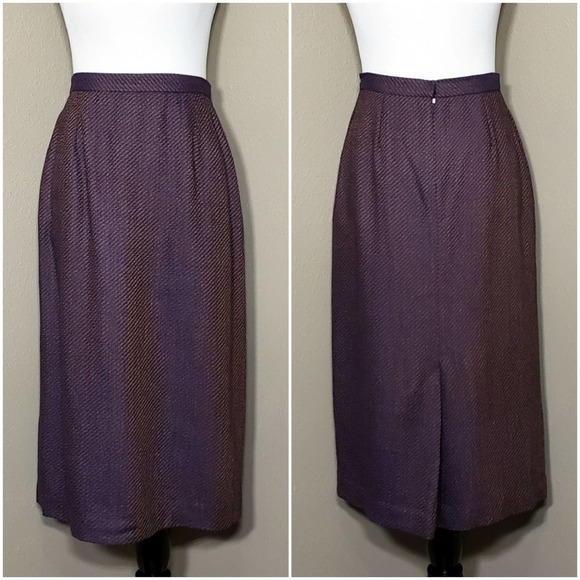 Vtg rare C'est Simone plaid vest and skirt - Picture 5 of 9